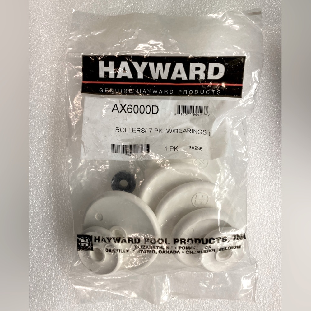 Soft Rollers & Bearing For Hayward Phantom & Viper Cleaners. AX6000D. Brand New!